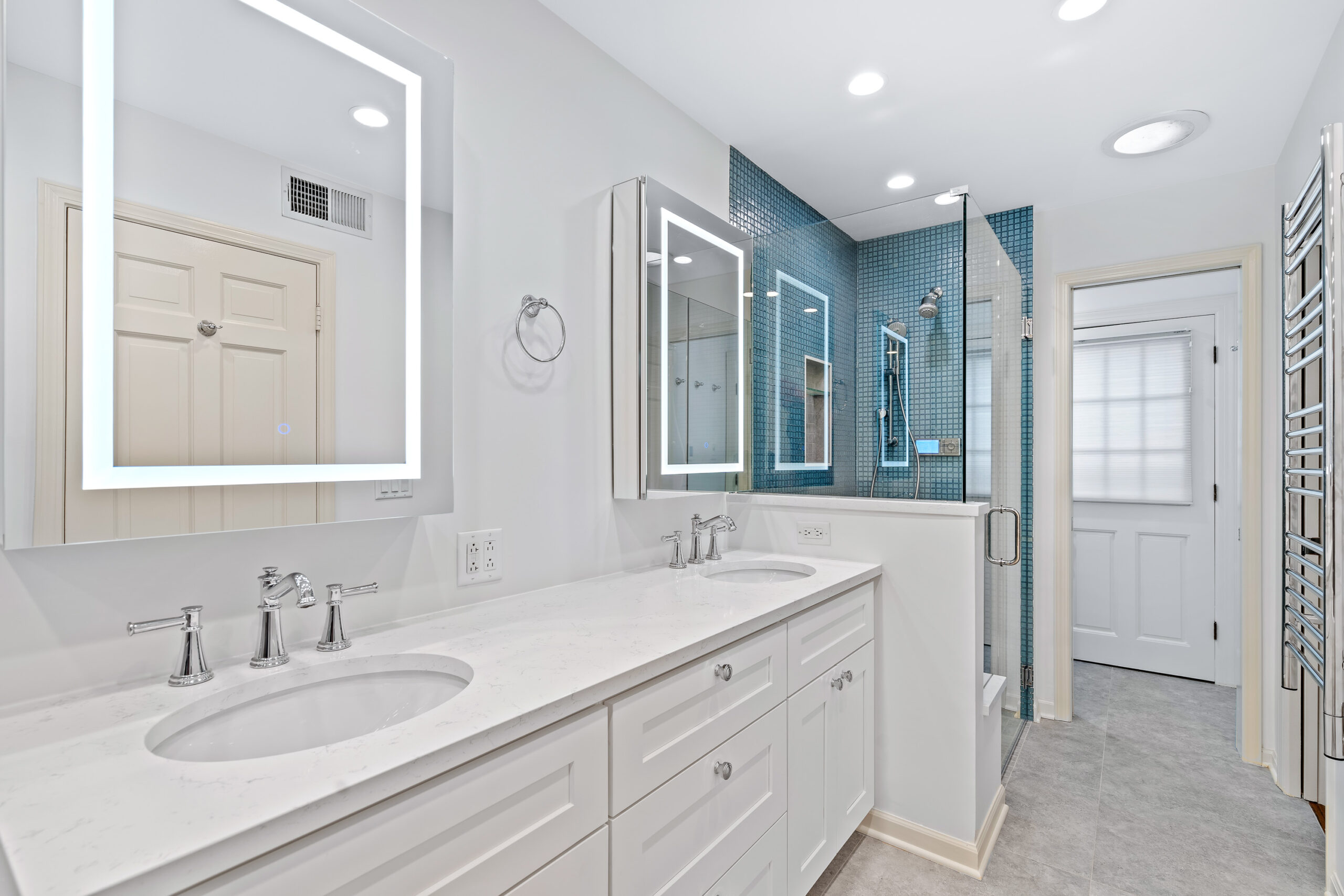 Winnetka Master Bath Remodel for aging in place scaled